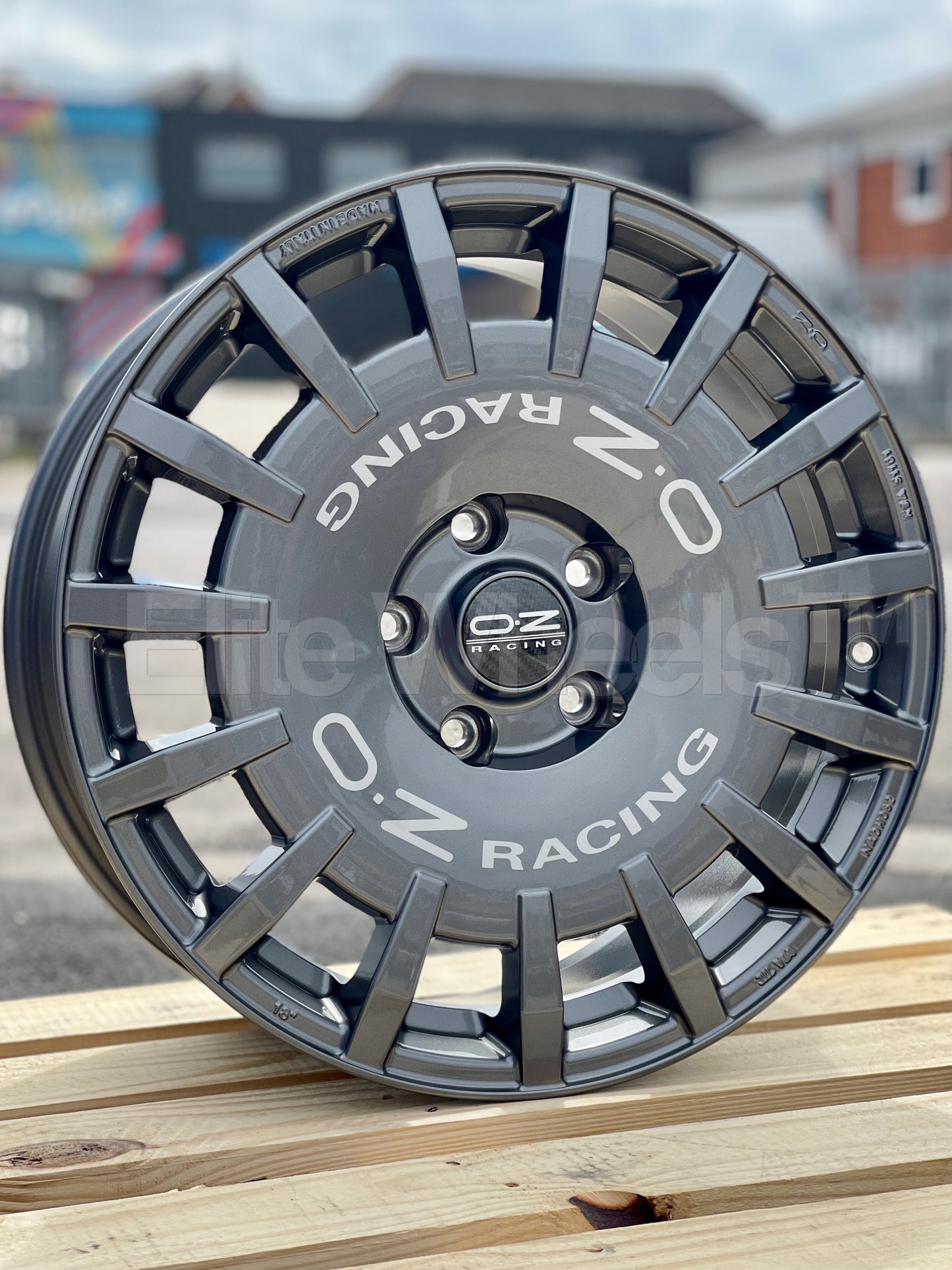 18" Ford Transit Custom OZ Racing Rally Van Alloy Wheels Dark Graphite