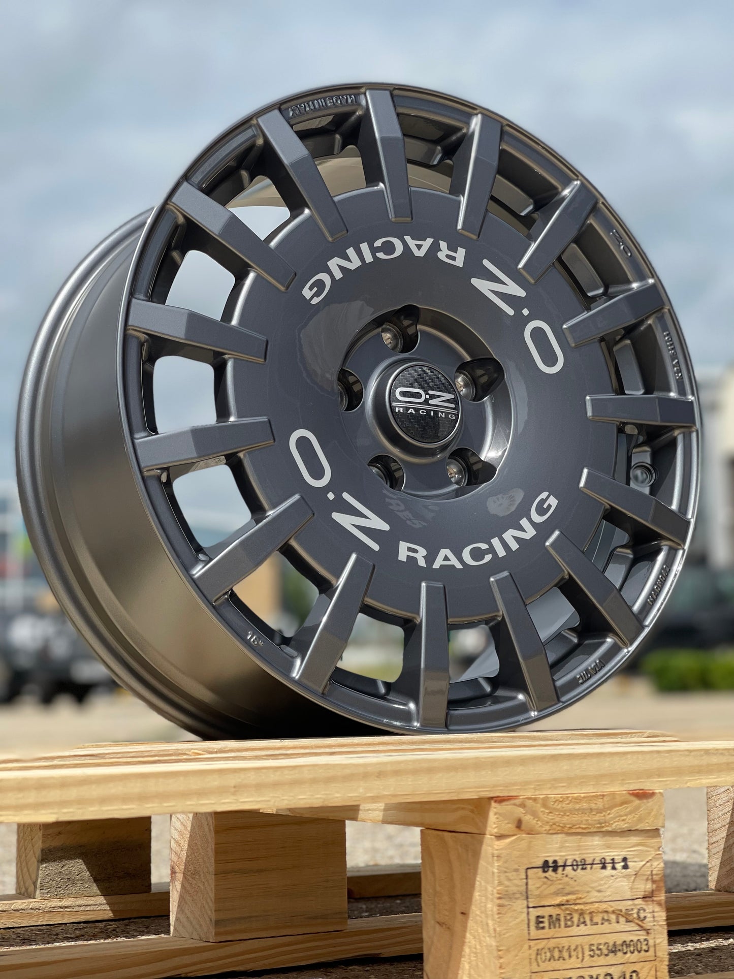 18" Ford Transit Custom OZ Racing Rally Van Alloy Wheels Dark Graphite