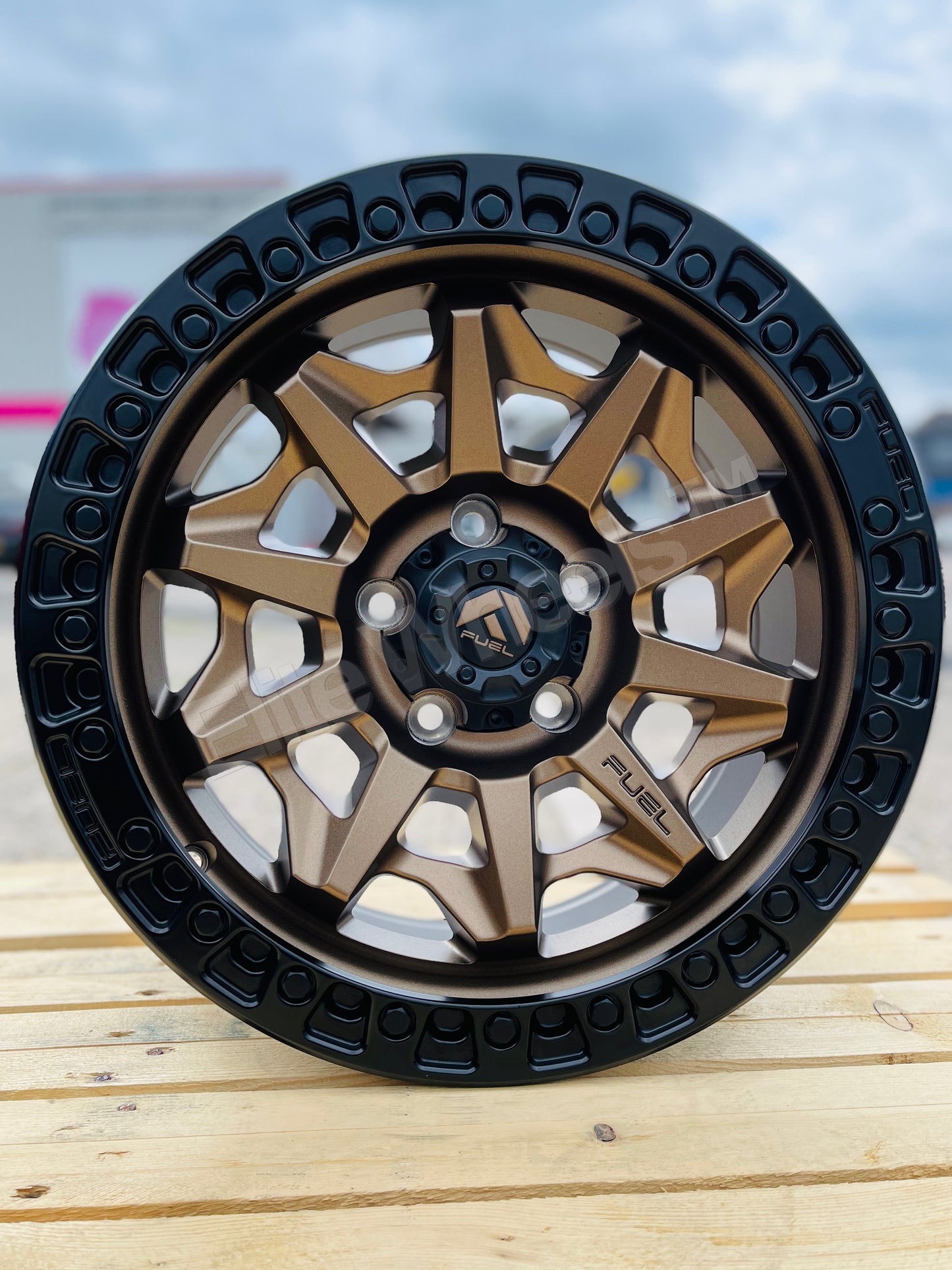 17" Volkswagen Transporter Fuel Covert Bronze Alloy Wheels