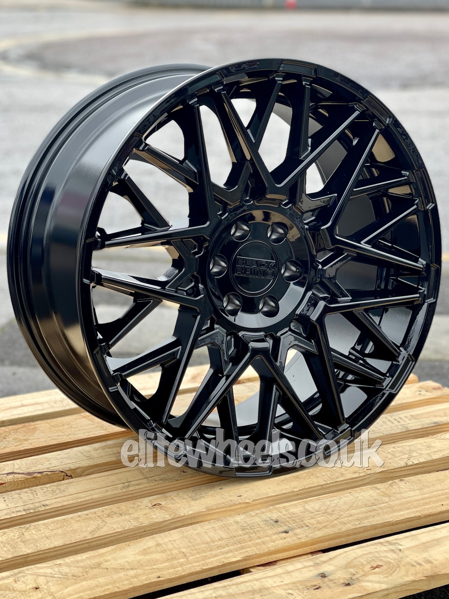 18" Toyota Hilux Black Rhino Morocco Gloss Black Alloy Wheel