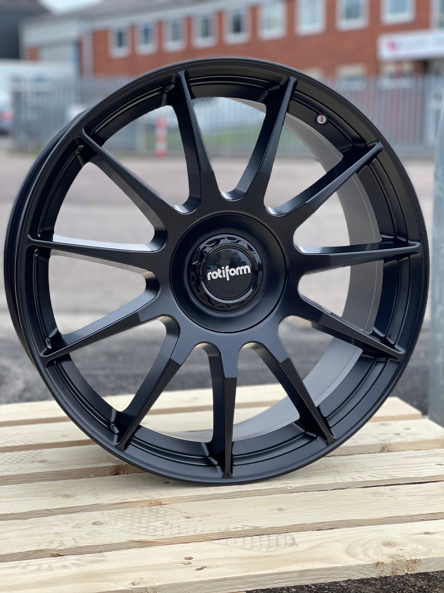 19" Volkswagen Transporter T5 T6 Rotiform DTM Matt Black Alloy Wheels