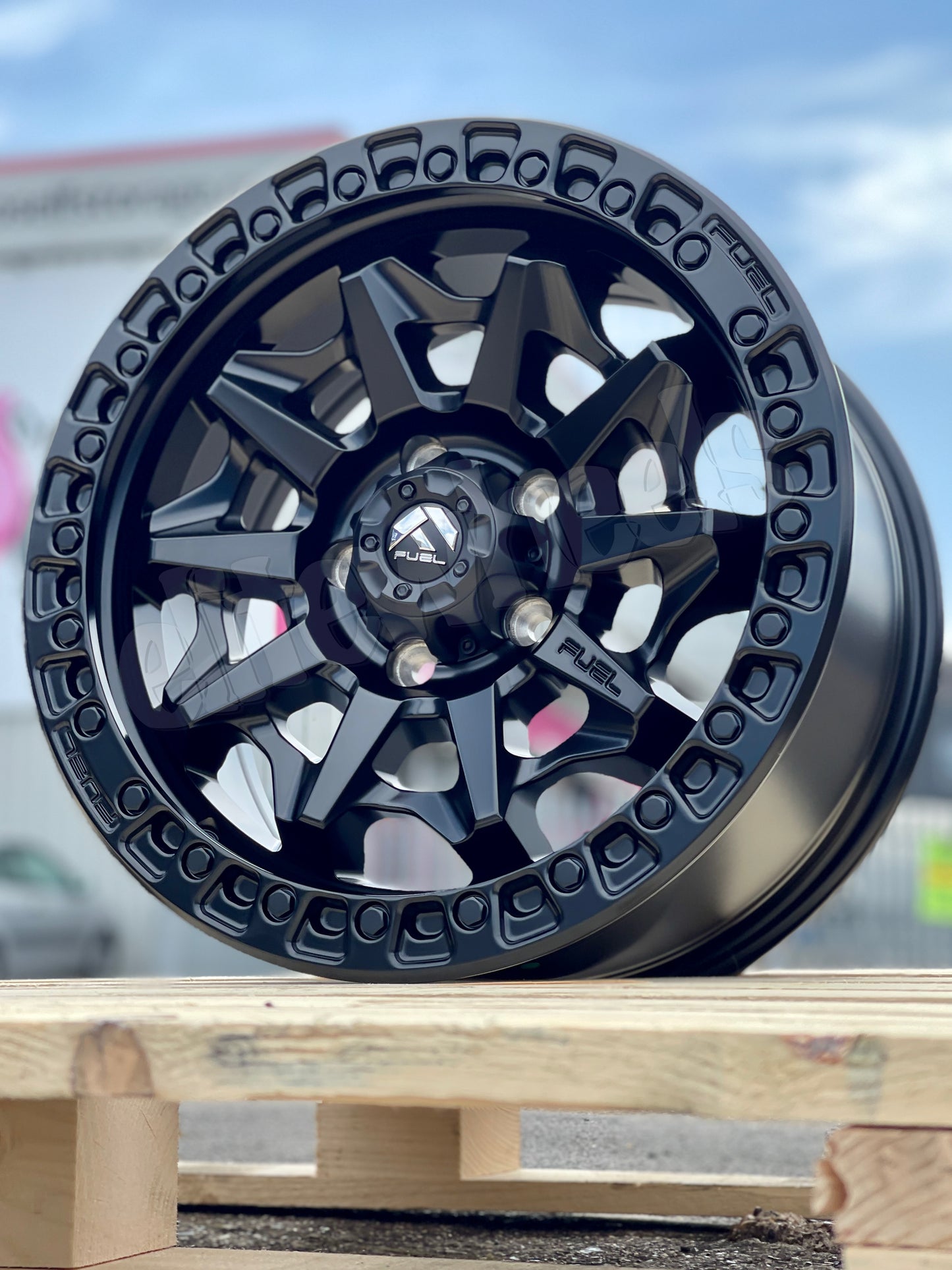 17" Volkswagen Transporter Fuel Covert Matt Black Alloy Wheel