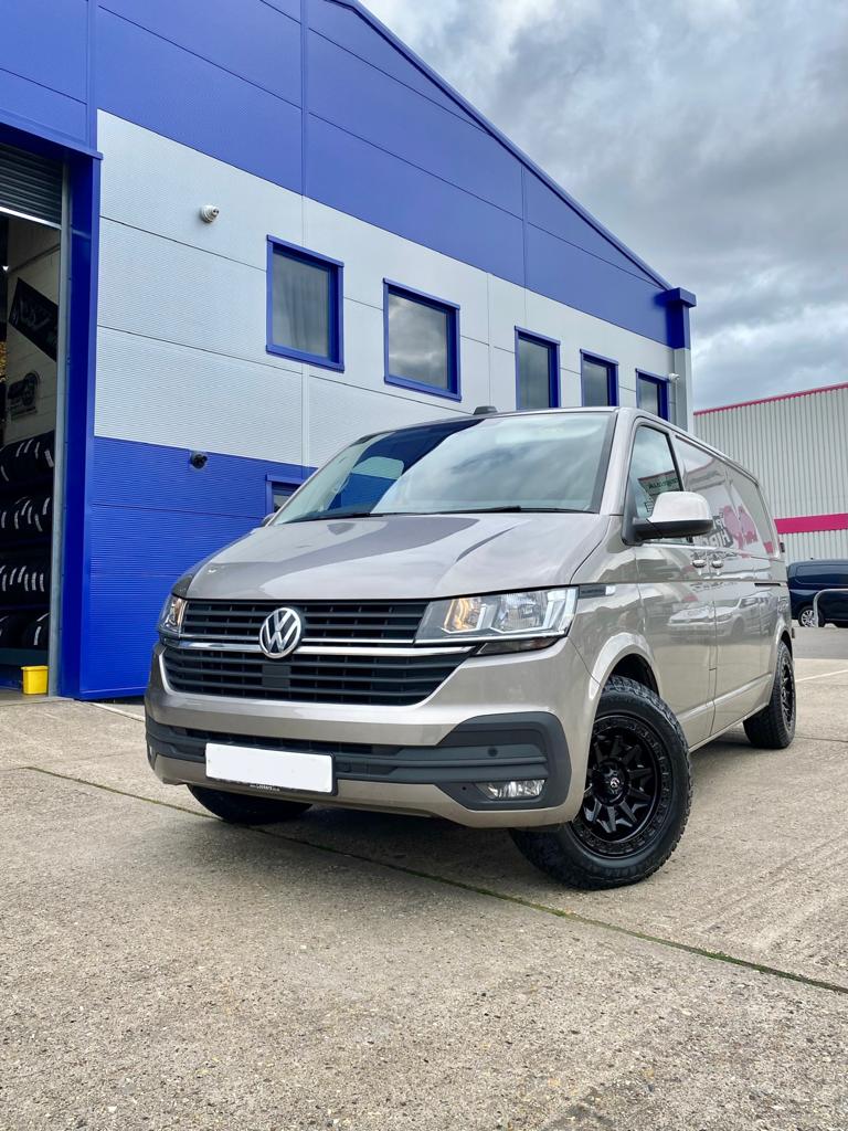 17" Volkswagen Transporter Fuel Covert Matt Black Alloy Wheel