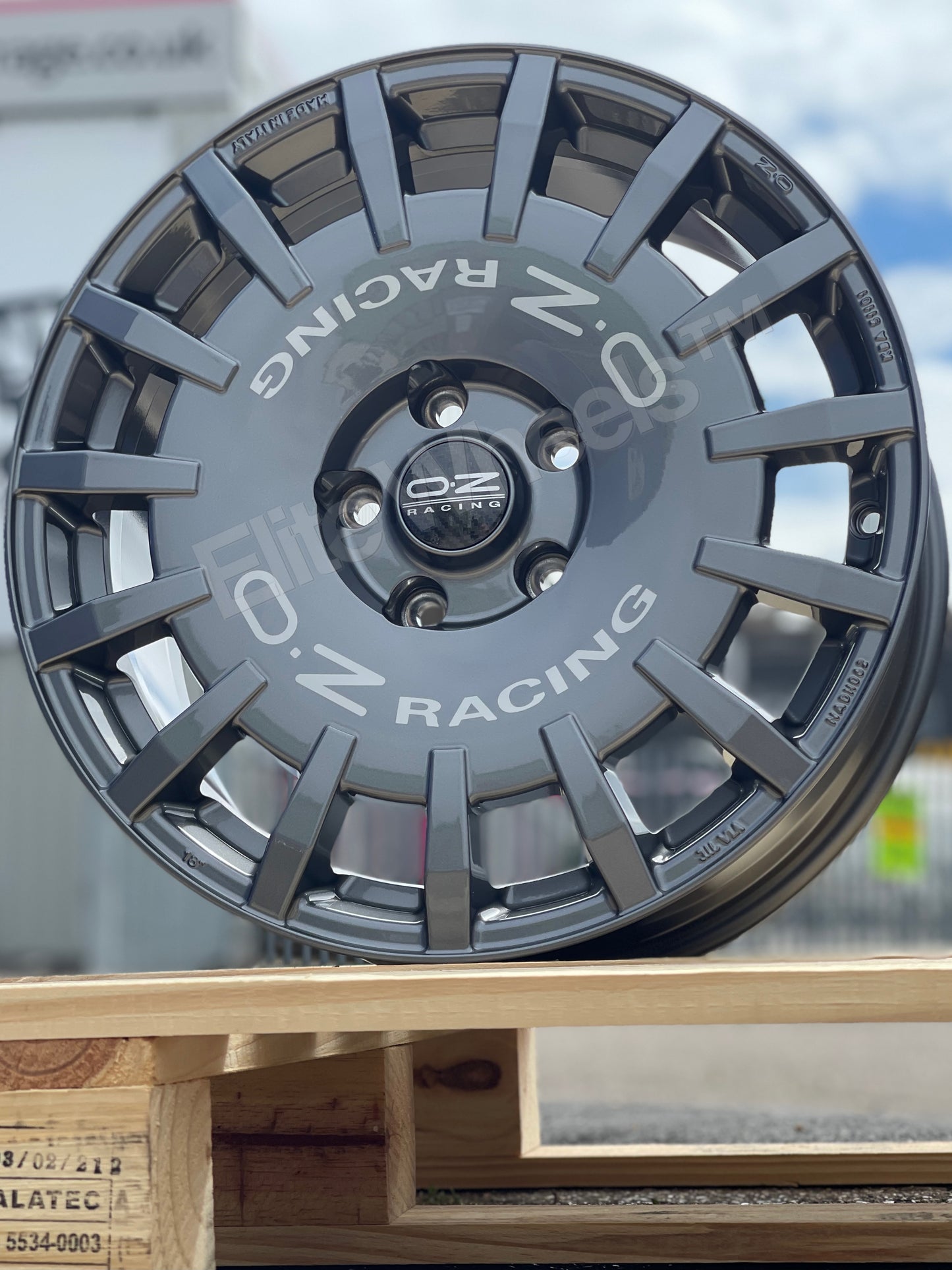 18" Ford Transit Custom OZ Racing Rally Van Alloy Wheels Dark Graphite