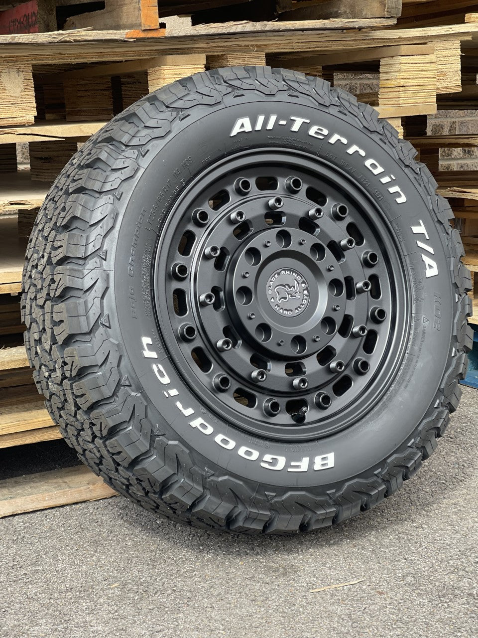 17" Mercedes Sprinter Volkswagen Crafter Black Rhino Arsenal Alloy Wheels and Tyres