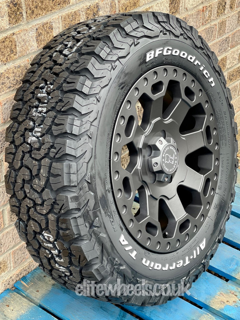 17" Volkswagen Crafter MAN TGE Black Rhino Warlord Gunmetal Alloy Wheels & BFG KO2 Tyres