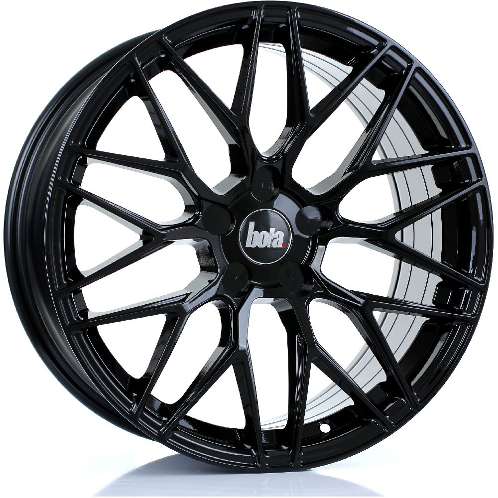 4 x BOLA B17 GLOSS BLACK & 4 x 225/45ZR18 (95Y) XL MICHELIN PILOT SPORT 5