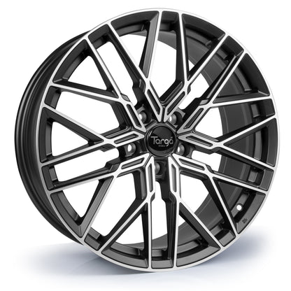 Wheel & Tyres Package( Targa TG8-FF Matt Black Machined Face + 225/40R18 BST LM005DG 92VXL RF )