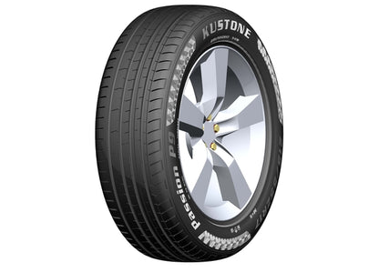 4 x ROMAC CATALINA BLACK/POLISH & 4 x 275/45ZR22 112W XL KUSTONE PASSION P9