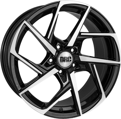 4 x DRC DVX Black / Polished Face & 4 x 235/40R18 95Y XL TRIANGLE EFFEXSPORT TH202