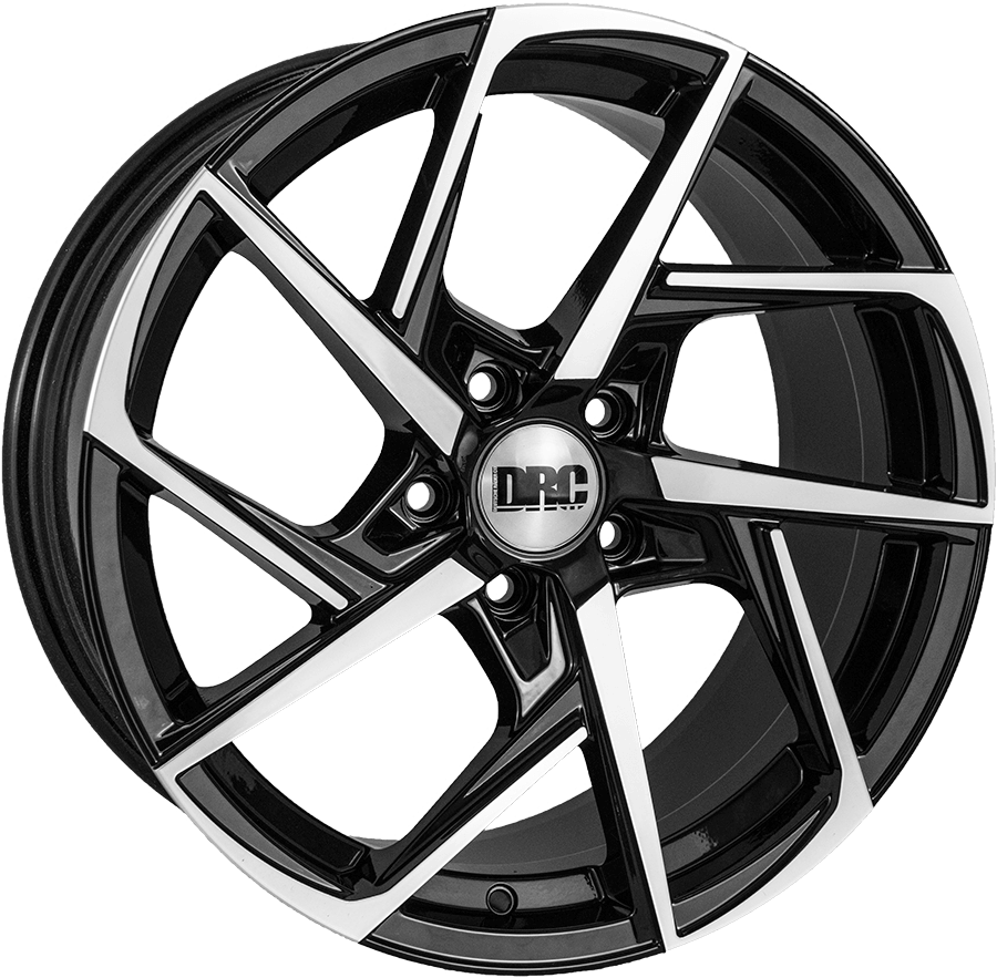 Wheel & Tyres Package( DRC DVX Black / Polished Face + 225/45R18 KORMORAN UHP 95Y XL )