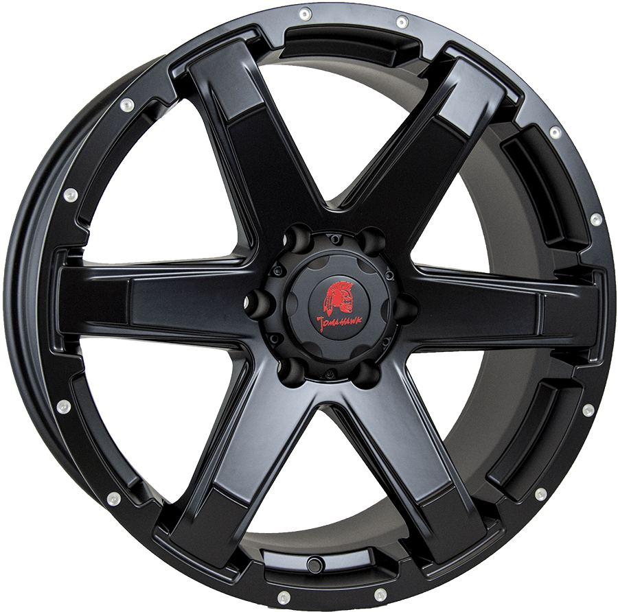 4 x Tomahawk Chinook Matt Black & 4 x 275/55R20 117V XL INFINITY ECOTREK