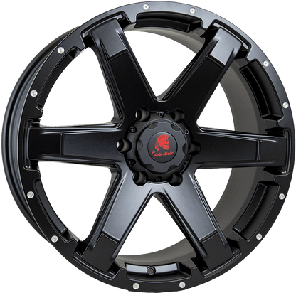 4 x Tomahawk Chinook Matt Black & 4 x 275/45R20 110H XL GENERAL FR GRABBER AT3