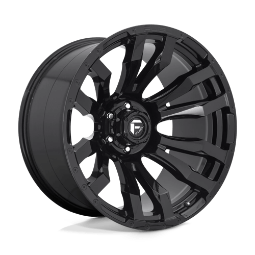 4 x Fuel 1PC D675 BLITZ GLOSS BLACK
