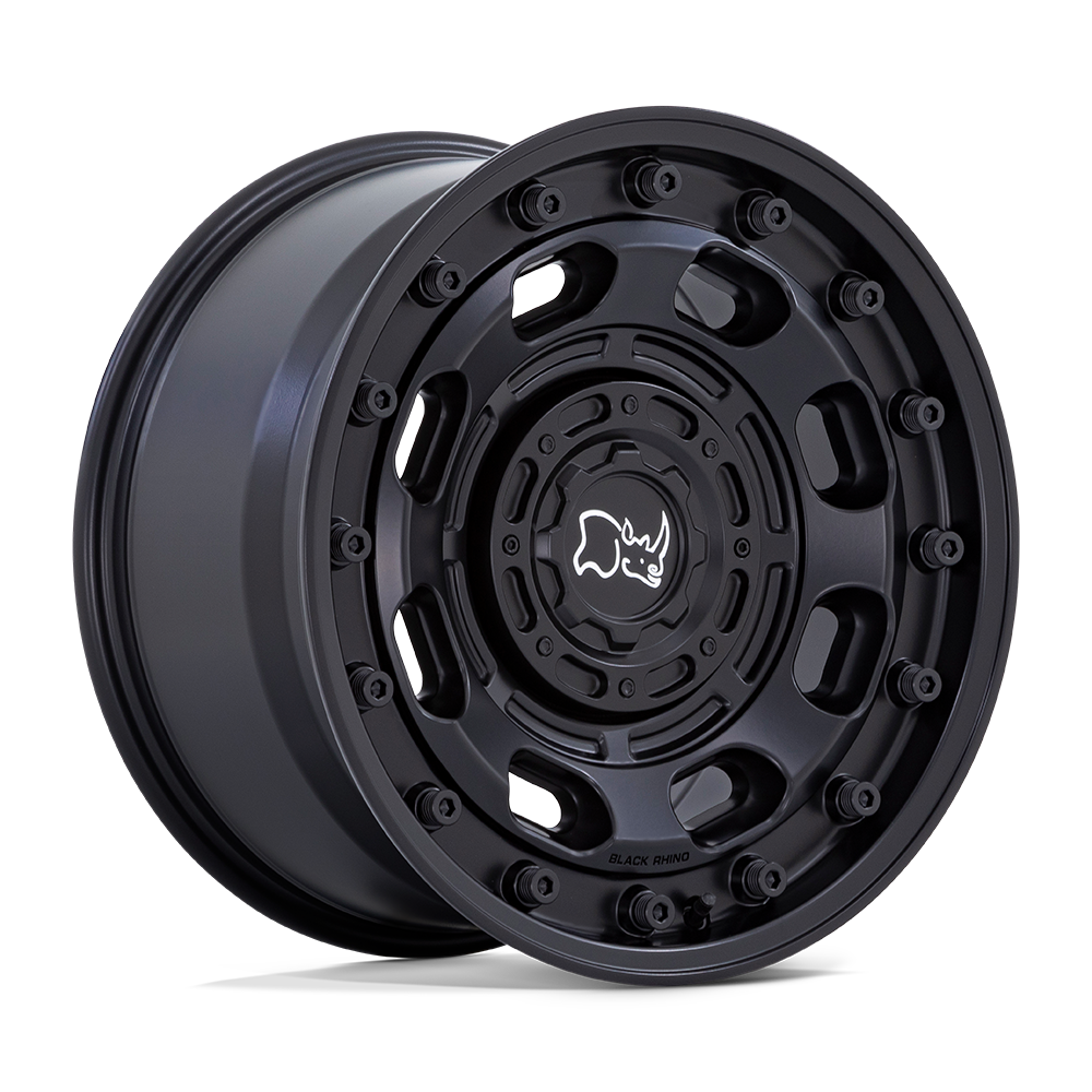 4 x Black Rhino ATLAS MATTE BLACK & 4 x 245/65R17 111T XL BF GOODRICH TRAIL-TERRAIN T/A ORWL