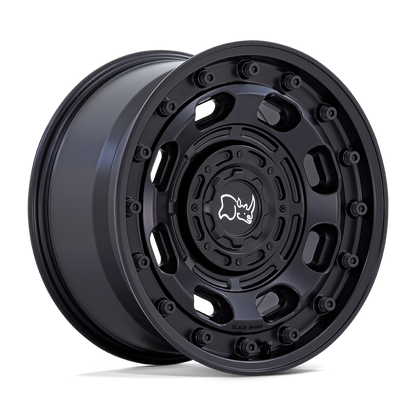 4 x Black Rhino ATLAS MATTE BLACK & 4 x 245/65R17 111T XL BF GOODRICH TRAIL-TERRAIN T/A ORWL