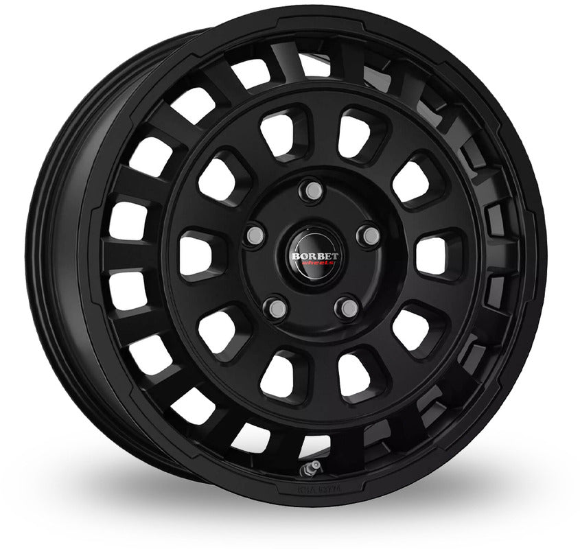 4 x Borbet CW7 black matt