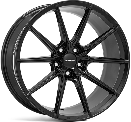 Wheel & Tyres Package( Veemann V-FS48 Gloss Black + 225/35R19 PIR PZERO 88Y XL )