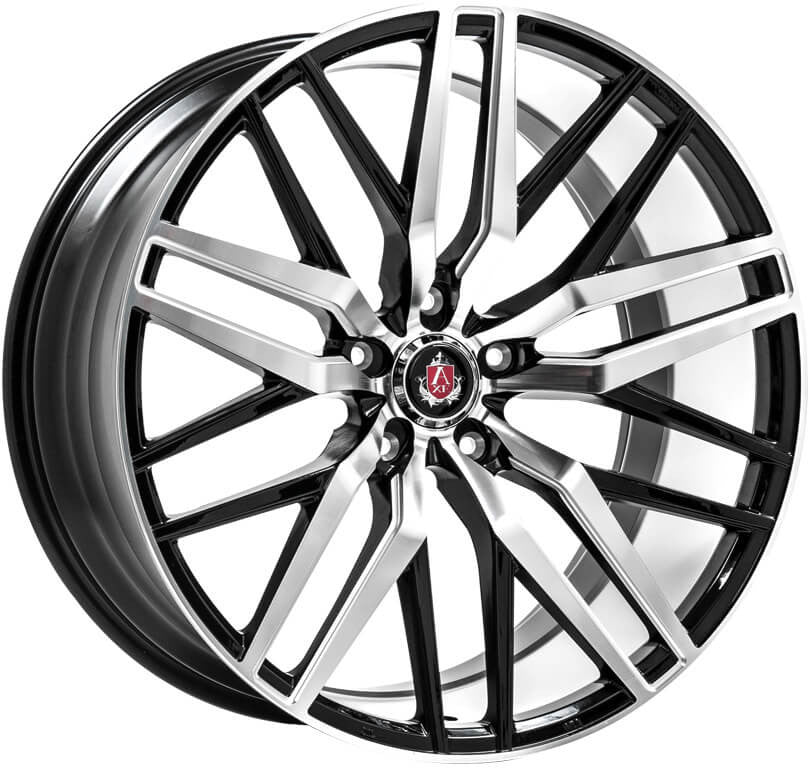 Wheel & Tyres Package( AXE EX30 BLACK POLISHED FACE & BARREL + 235/45R20 PIR 100V XL P-ZERO(VOL) E )
