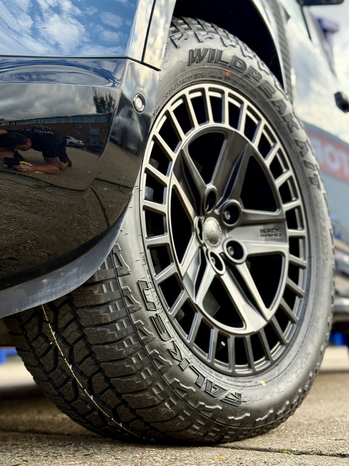 20" Land Rover Defender L663 Black Rhino Alston Alloy Wheels