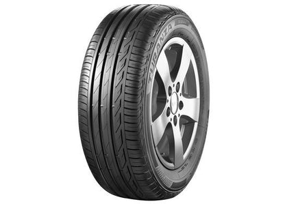 4 x AXE EX10 BLACK & POLISHED DISH & 4 x 225/40RF18 92W XL BRIDGESTONE TURANZA T001 EXT MOE