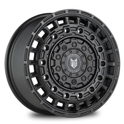 4 x FOX ADV SATIN BLACK & 4 x 215/65R16 102H XL COMFORSER CF1100