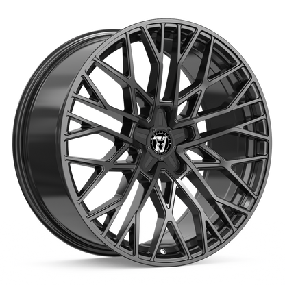 4 x Wolfrace 71 Venom Black Edition Gloss Raven Black & 4 x 265/30R20 GO SUPERSPORT 94YXL FP