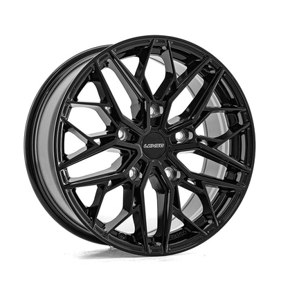 4 x LENSO VENTUS GLOSS BLACK & 4 x LEAO 245/45R18 100W NOVAFORCE XL