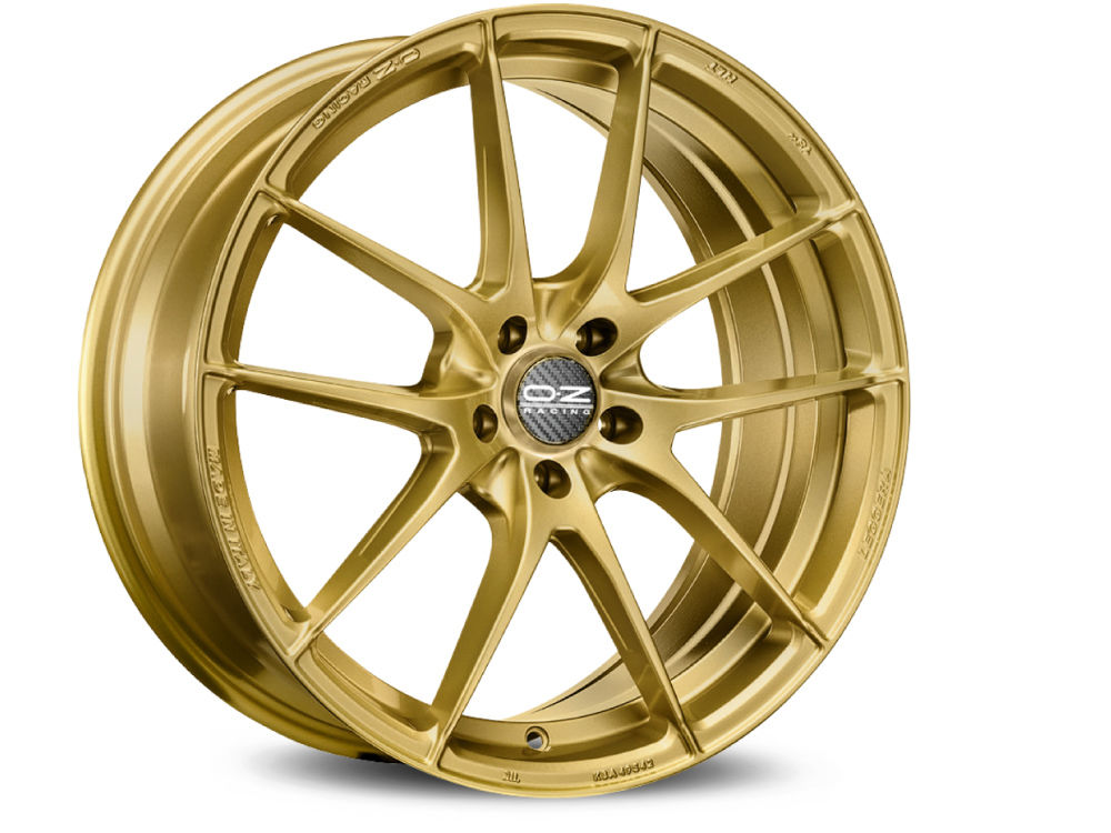 4 x OZ Racing LEGGERA HLT RACE GOLD & 4 x 215/40ZR18 (89Y) XL MICHELIN PILOT SPORT 5
