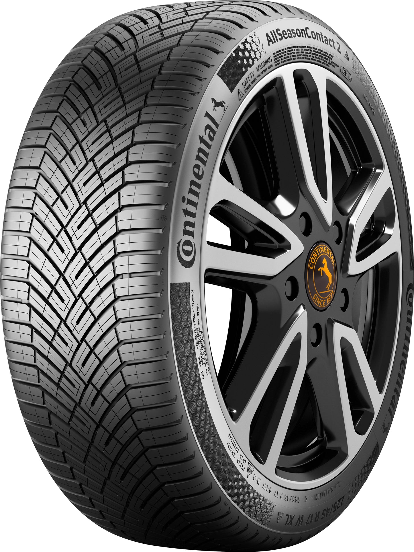 2 x FOX FX9 BLACK POLISH & 2 x 235/60R18 107V XL CONTINENTAL ALLSEASONCONTACT 2 + 2 x FOX FX9 BLACK POLISH & 2 x 235/55R19 105V XL CONTINENTAL ALLSEASONCONTACT 2