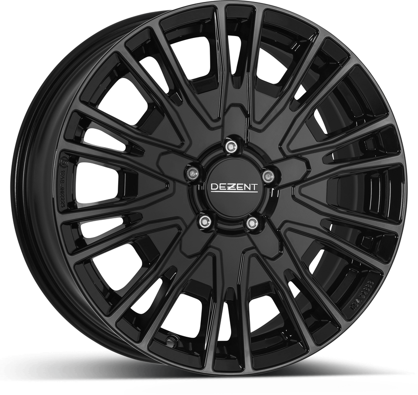 4 x Dezent KE black Black & 4 x 215/60R17 100H XL FALKEN WILDPEAK A/T AT3WA