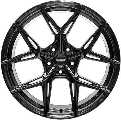 4 x Calibre Conquest Gloss Black & 4 x 255/40ZR20 101W XL YOKOHAMA ADVAN SPORT EV V108