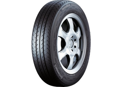 4 x FOX ADV SATIN BLACK & 4 x 195/75R16 100H REINF CONTINENTAL VANCONTACT ECO