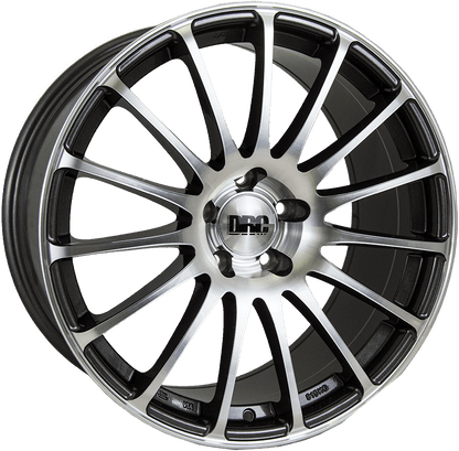 REAR Wheel & Tyres Package( DRC Rapide Gunmetal / Polished Lip + 275/40R19 GT SPT ACTIVE2 105Y XL )