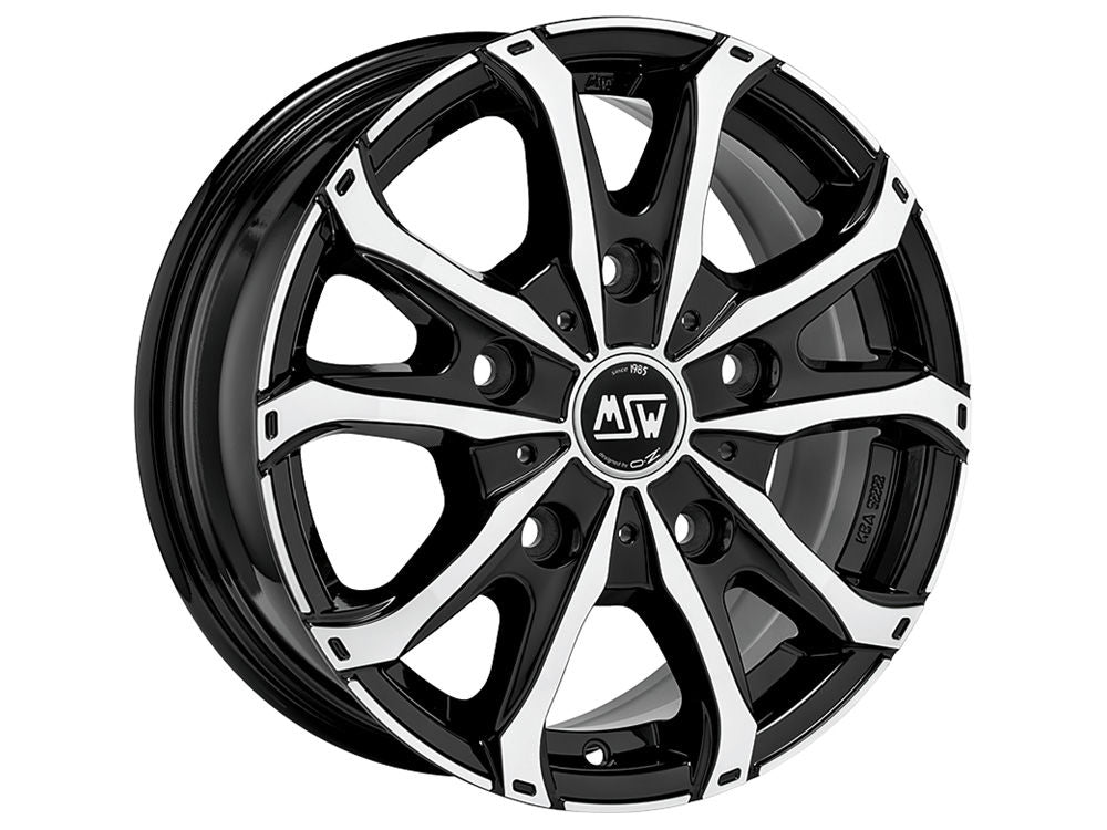 Wheel & Tyres Package( MSW MSW 48 VAN GLOSS BLACK FULL POLISHED + 215/65R16 IT RISKO MT[9]98Q RE )