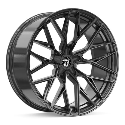 Wheel & Tyres Package( Wolfrace 71 Wolfsburg GTR Black Edition Gloss Raven Black + 235/45ZR19 SUMITOMO HTRZ5 99YXL )