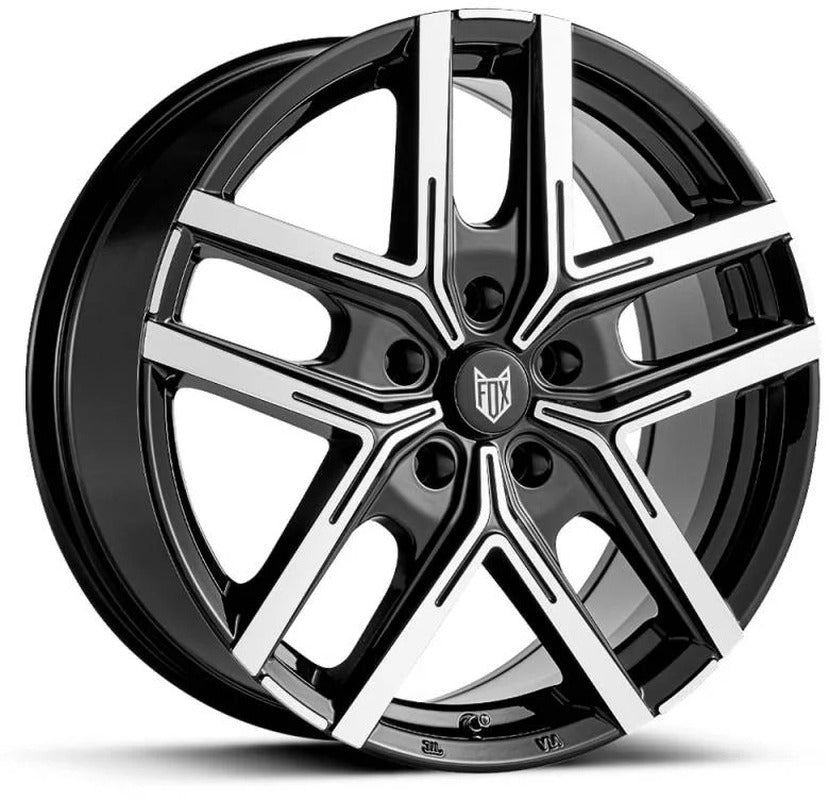 Wheel & Tyres Package( FOX WX5 BLACK POLISH + 255/45R18 KORMORAN UHP 103Y XL )