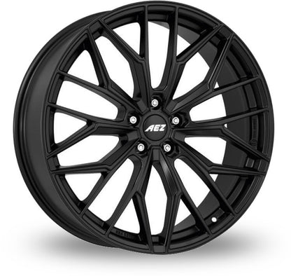 4 x AEZ Porto black Black Matt & 4 x 255/35R21 98Y XL BRIDGESTONE TURANZA 6 ENLITEN
