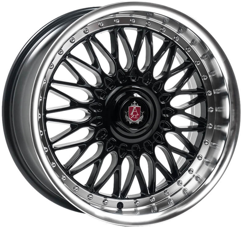 Wheel & Tyres Package( AXE EX10 BLACK & POLISHED DISH + 225/40R18 MZ SSCHASER 88W RFT )