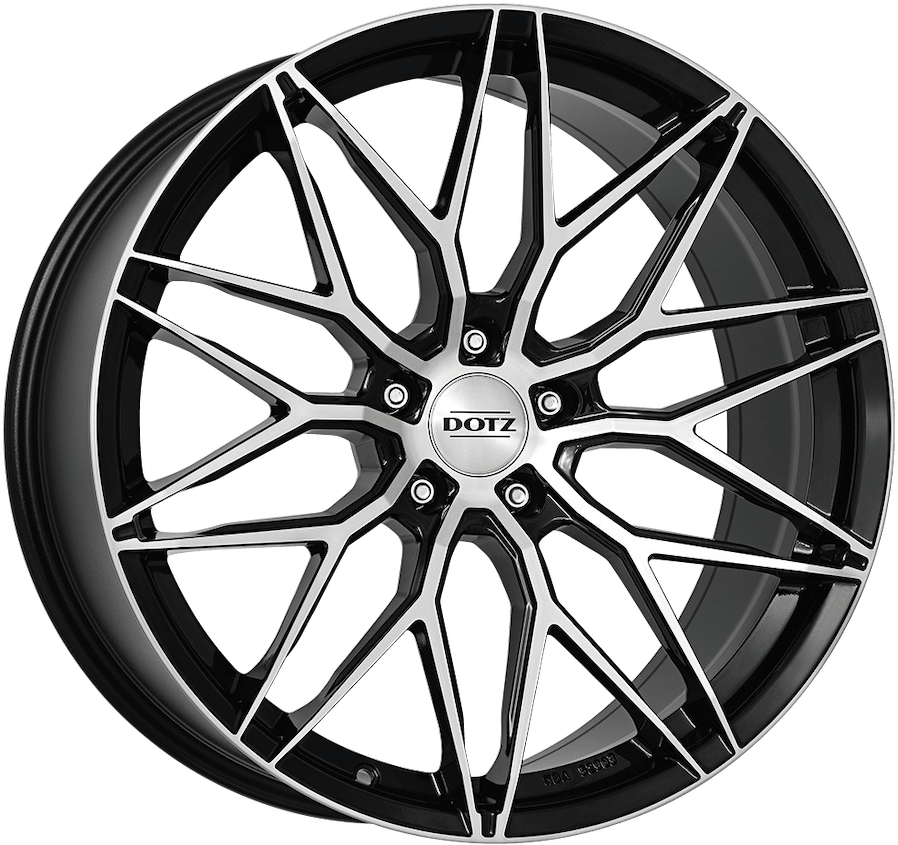 4 x Dotz Suzuka Dark Black / Polished