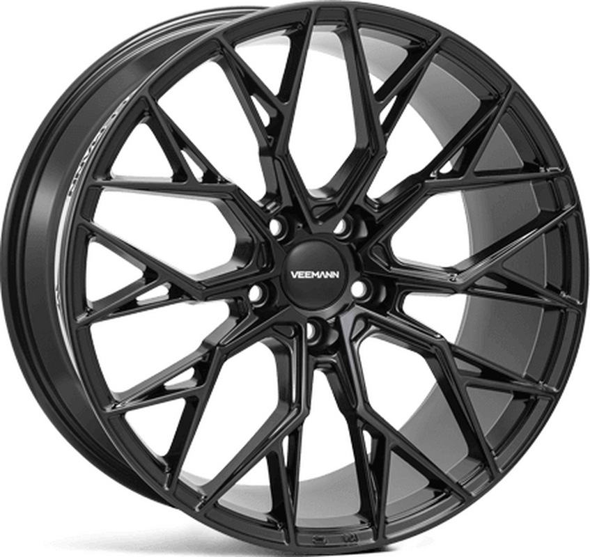 4 x Veemann V-FS51 Gloss Black & 4 x 255/30R19 91Y XL TRIANGLE EFFEXSPORT TH202