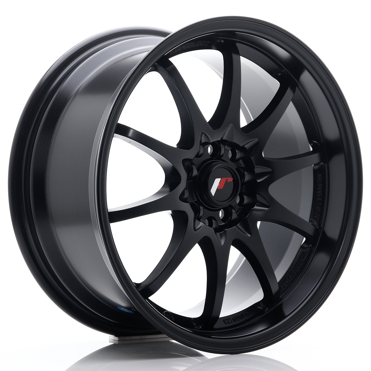 4 x JR Racing JR5 Matt Black & 4 x 215/45R17 91W XL YOKOHAMA ADVAN FLEVA V701