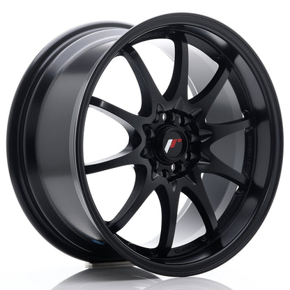 4 x JR Racing JR5 Matt Black & 4 x 215/45R17 91W XL YOKOHAMA ADVAN FLEVA V701