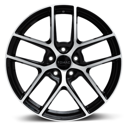 2 x ROMAC DIABLO BLACK/POLISH & 2 x 225/40R18 92Y XL FALKEN FK520 AZENIS + 2 x ROMAC DIABLO BLACK/POLISH & 2 x 235/40R18 95Y XL FALKEN FK520 AZENIS