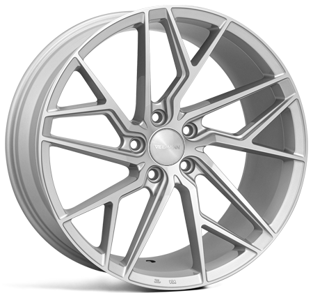 4 x Veemann V-FS44 Silver Machined & 4 x 235/35ZR19 91Y XL ACCELERA IOTA EVT