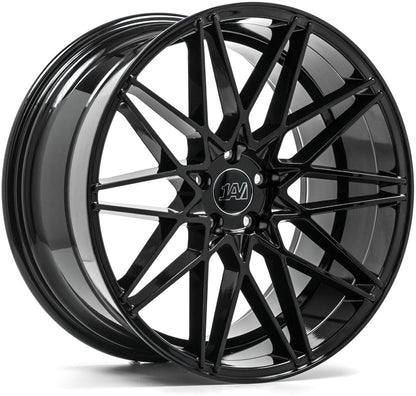 4 x 1AV ZX4 GLOSS BLACK & 4 x 255/35ZR20 97W XL ILINK THUNDER U09