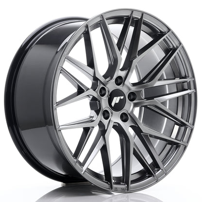4 x JR Racing JR28 Hyper Black & 4 x 235/50ZR17 100W XL KUSTONE PASSION P9