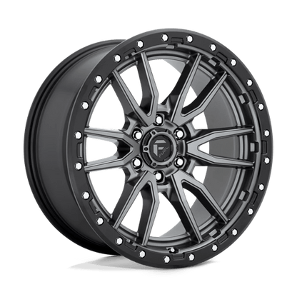 Wheel & Tyres Package( Fuel 1PC D680 REBEL MATTE GUN METAL BLACK BEAD RING + 255/55R20 GO WR DT 110QXL LR [7] )