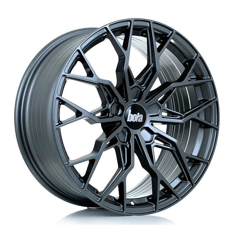 4 x BOLA FLX GLOSS GUNMETAL & 4 x 235/35R19 91Y XL CONTINENTAL FR CONTISPORTCONTACT 6 *