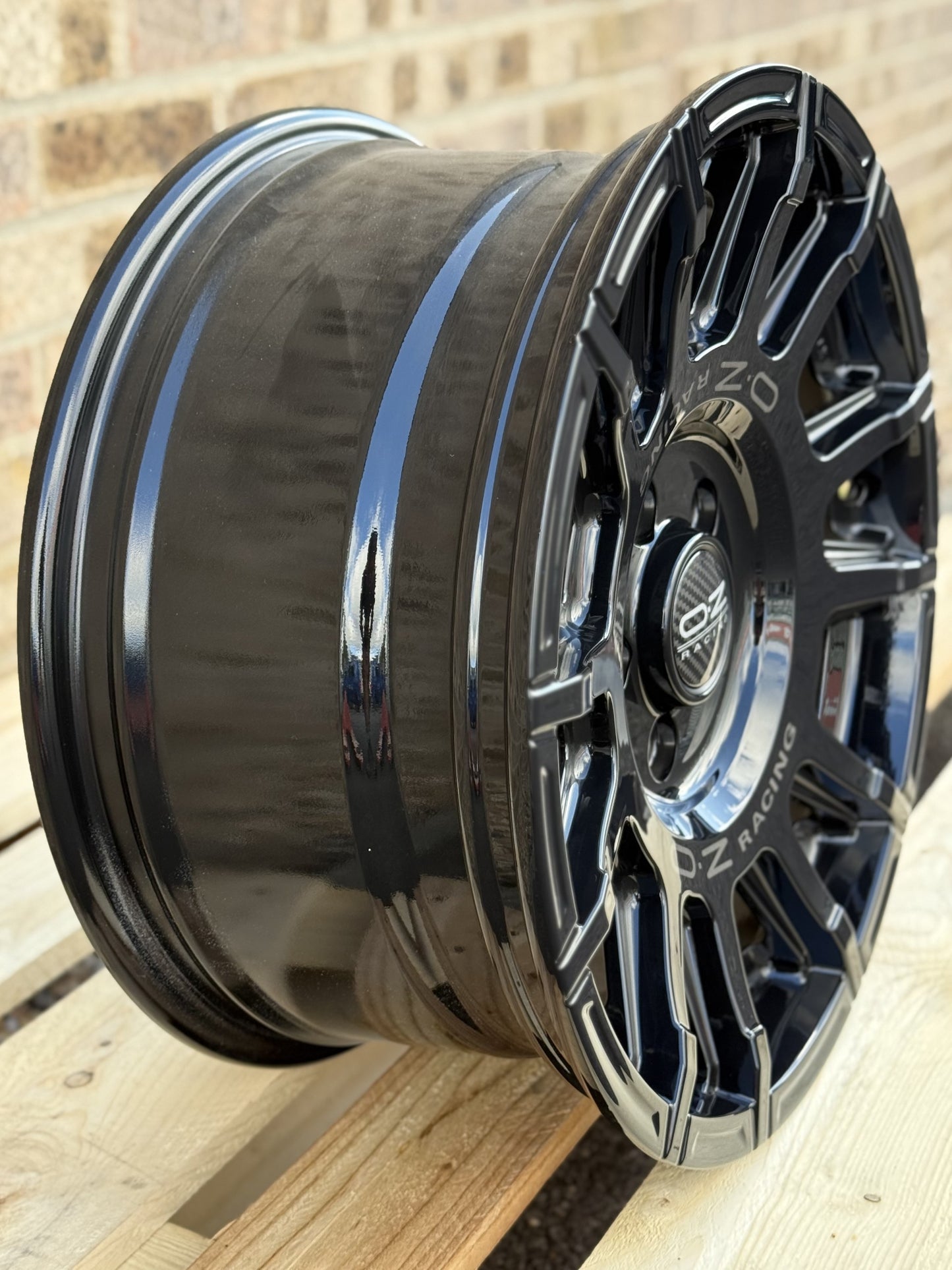 17" Volkswagen Transporter OZ Rally Legend Gloss Black Alloy Wheels